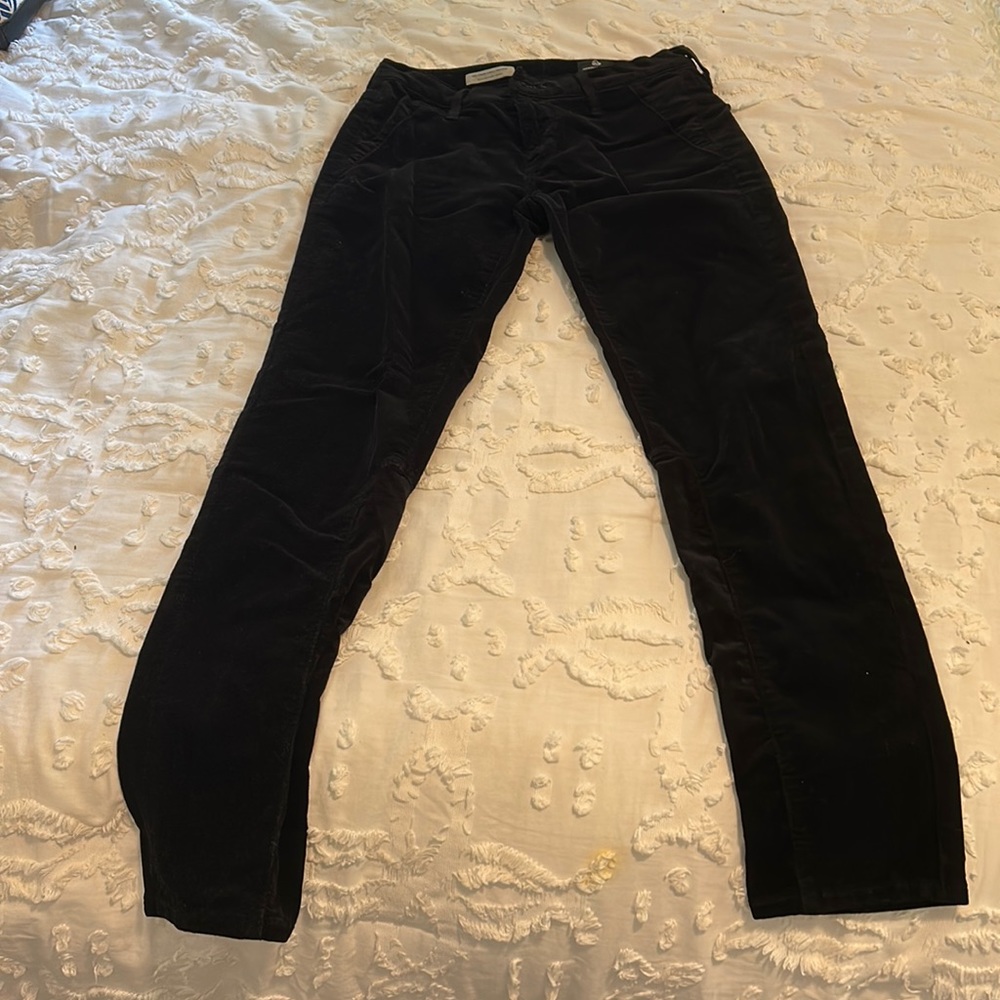 AG Black Stevie Ankle Jodhpur Corduroy Pants